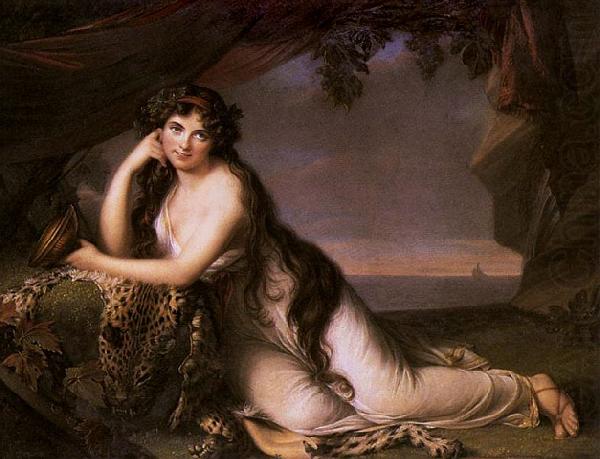 Lady Hamilton as Ariadne, elisabeth vigee-lebrun